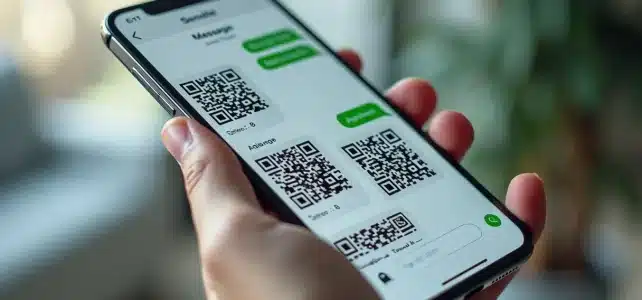 Utilisation efficace des codes QR dans les applications de messagerie instantanée